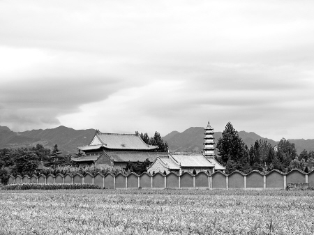 终南山下的重阳宫。