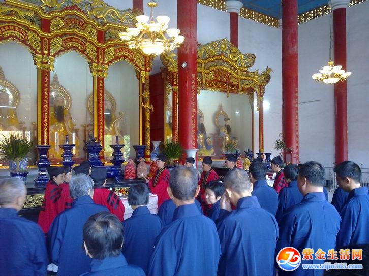 紫金观举行道职人员冠巾仪式