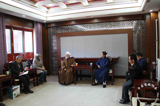 伊朗客人拜访中国道教协会