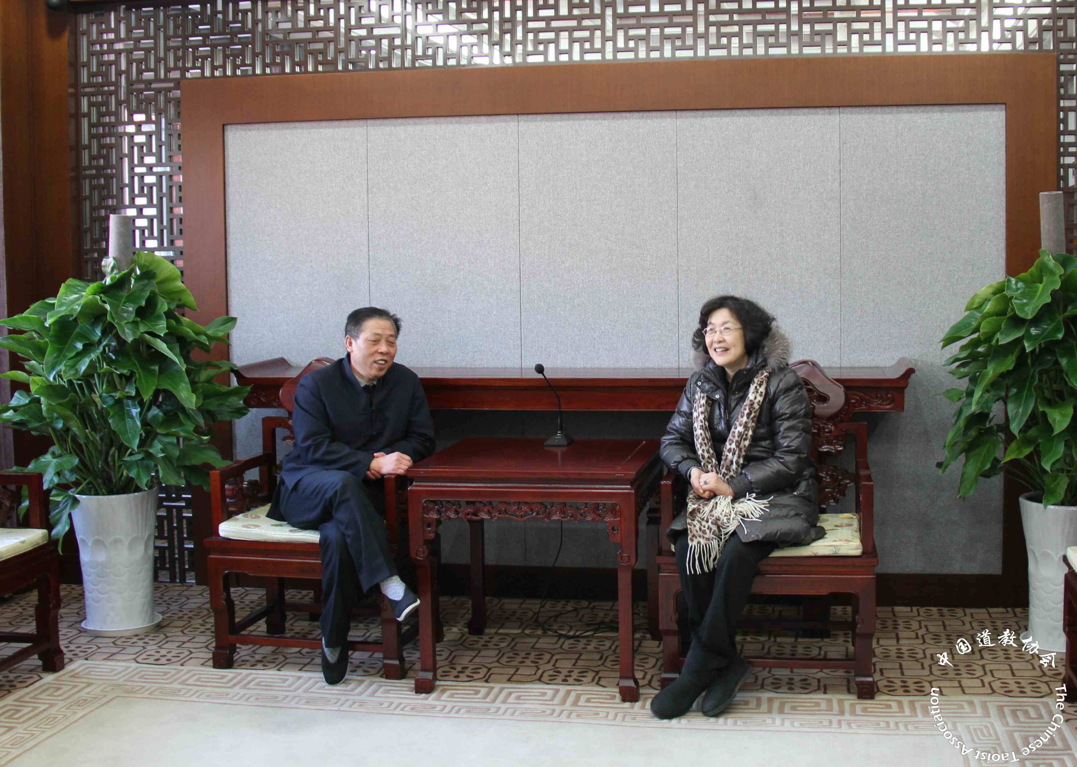 中国反邪教协会秘书长一行走访中国道教协会