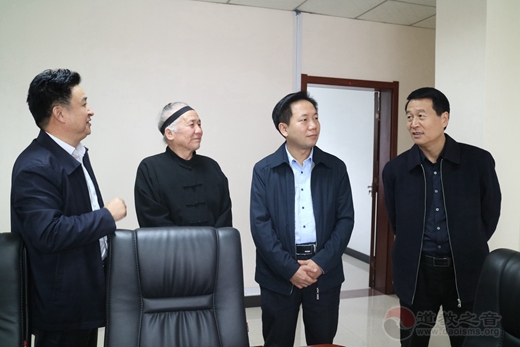 河南省委统战部副部长陈照顺赴省道协调研