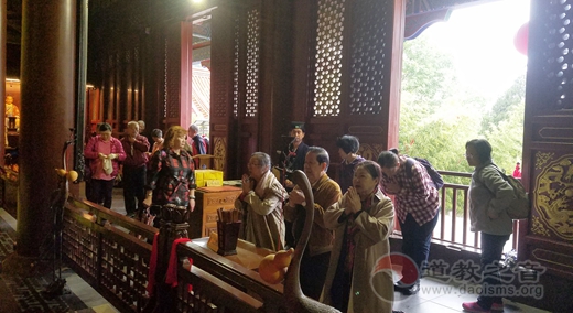 台湾新北市清潭明圣宫一行参访临潼明圣宫