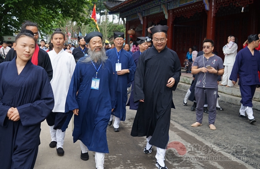 九宫山瑞庆宫举行"张道清真人诞辰九百周年庆典"