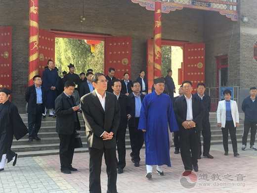 山东省政协调研组一行来临清泰山行宫碧霞元君祠调研