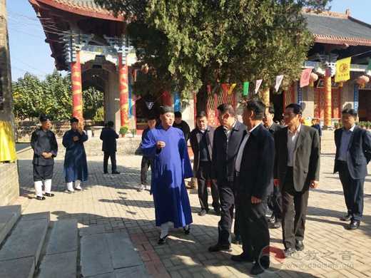 山东省政协调研组一行来临清泰山行宫碧霞元君祠调研