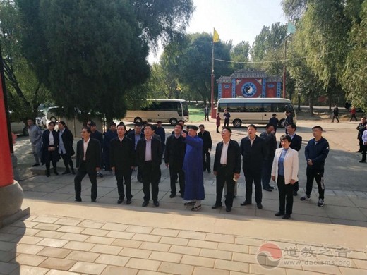 山东省政协调研组一行来临清泰山行宫碧霞元君祠调研