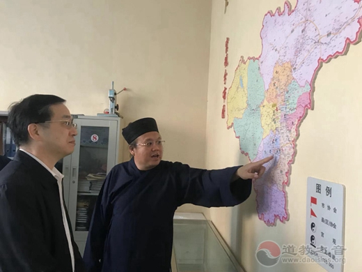 广州市人大华侨外事工委一行参观太原市道教协会
