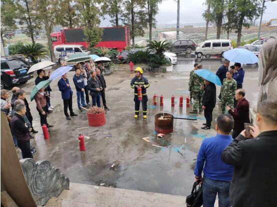 温州市永嘉县组织道教界开展消防安全演练活动