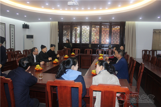 上海嘉定区民宗委领导参访苏州玄妙观