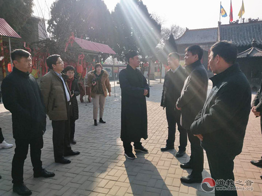 山东省临清市委统战部一行慰问临清市道协