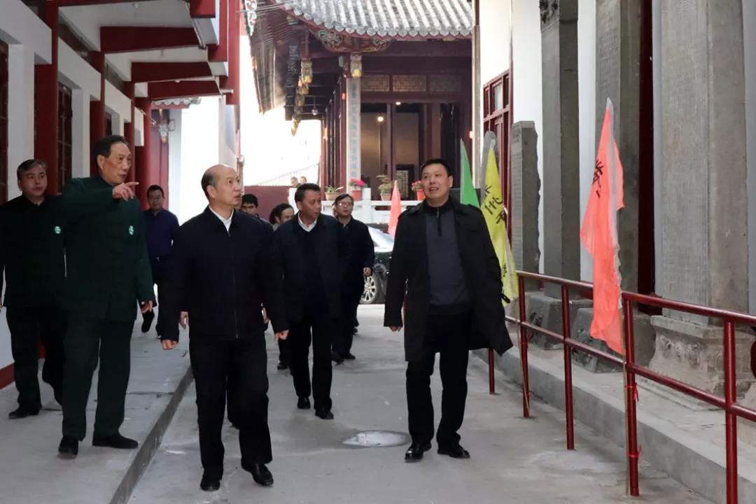 福建省副省长郑建闽赴福州于山九仙观调研