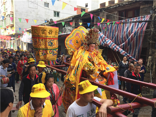 福建霞浦松山天后行宫和台湾新港奉天宫联合举办妈祖巡安活动