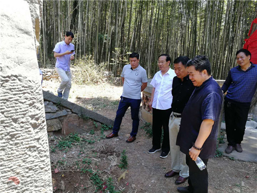南阳市道协会长李泰丞道长一行考察内乡县石堂山