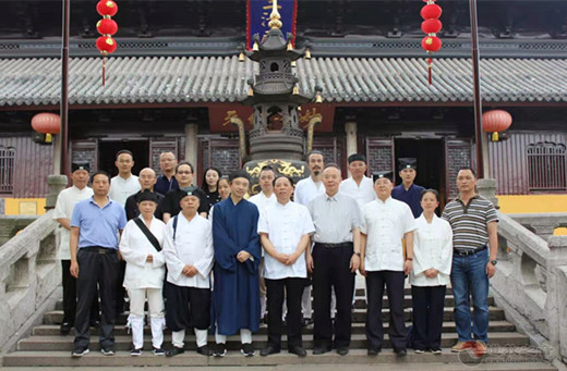 重庆市道教协会参访团一行参访苏州道教