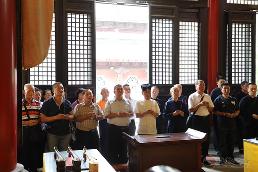 台湾两岸道教宫庙联谊活动”嘉宾团一行莅临苏州崧泽道院