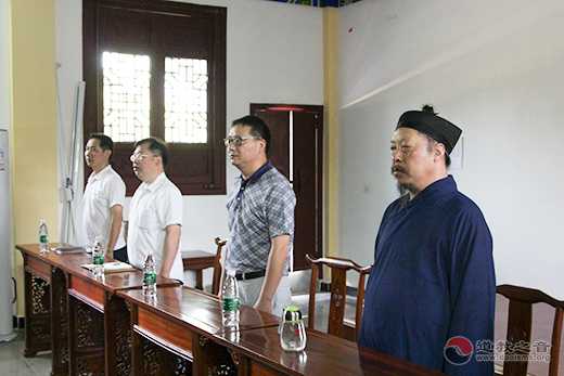 湖北省道教协会己亥年全真派道士冠巾活动在蕲春普阳观举行