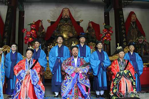湖北省道教协会己亥年全真派道士冠巾活动在蕲春普阳观举行