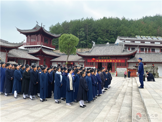 浙江道教学院师生进行消防安全学习