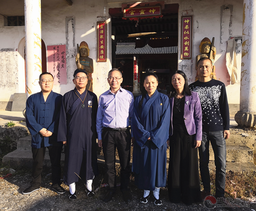 龙岩市民宗局局长一行调研连城文亨坤灵宫