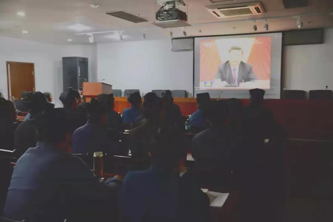 中国道教学院组织全体师生学习党的十九届四中全会精神