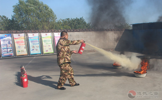上海道教学院举行消防安全宣传培训活动