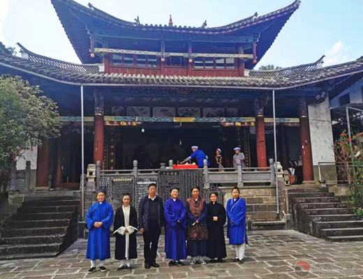 云南省道教协会调研组到腾冲市松峰观调研