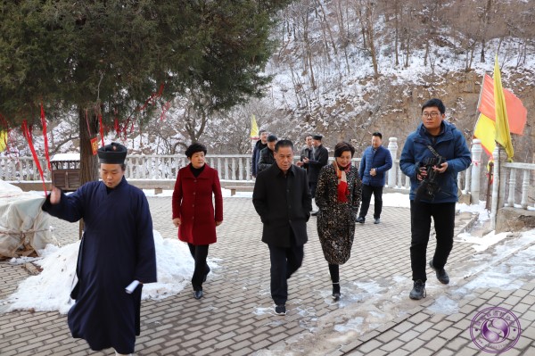 陕西省民宗委副主任一行调研宝鸡龙门洞