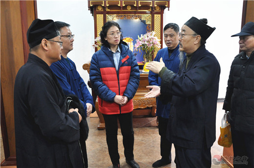 北京市道教协会访问团到上海城隍庙学习调研
