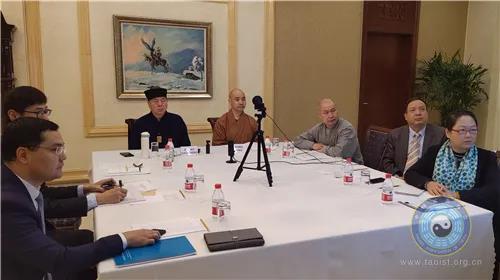 中国道教协会副会长张高澄道长出席世界和传统宗教领袖大会秘书处会议