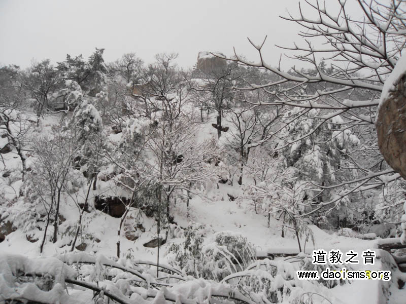 昆嵛山春雪