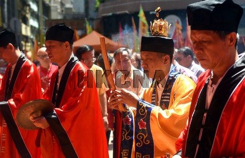 香港道教联合会庆祝国庆65周年举行祈福大法会