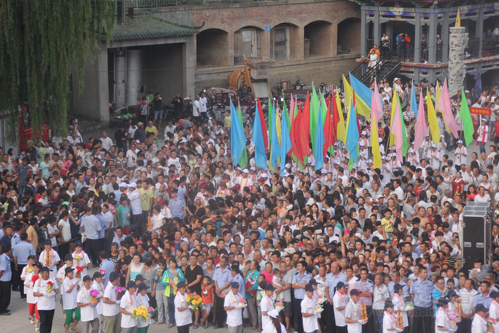 榆林黑龙潭道观举行传统庙会周活动