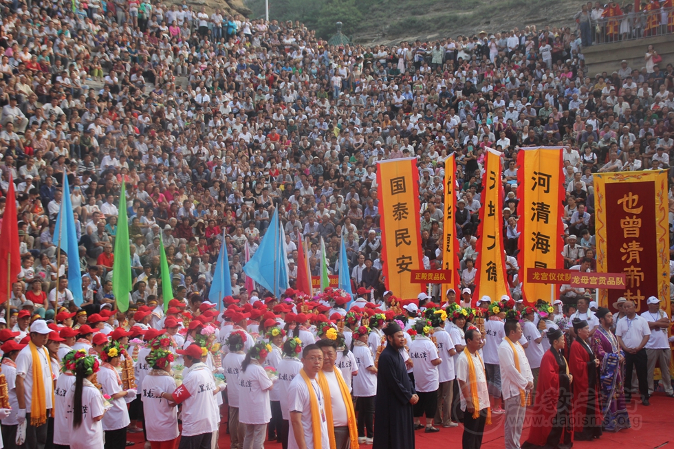 榆林黑龙潭道观举行传统庙会周活动