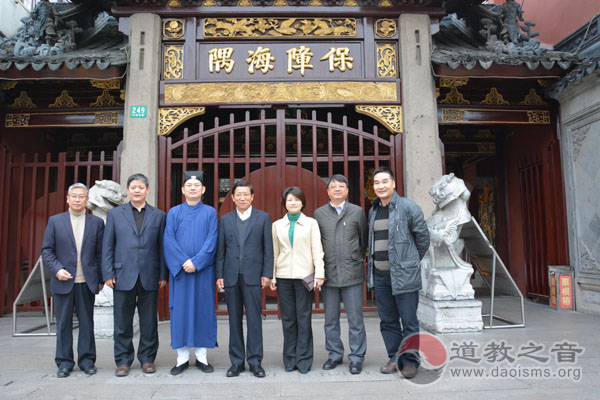 国家宗教局副局长蒋坚永一行到上海城隍庙调研