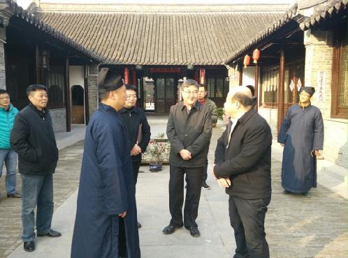 江苏省泰州市政协领导察城隍庙等在建场所