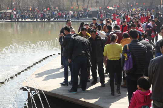 陕西省西安市周至县春节期间旅游人数创新高