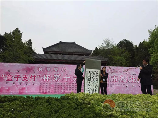 江苏省徐州市彭祖园举办第十六届樱花节