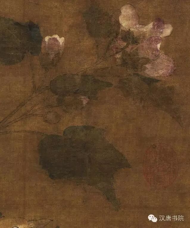 宋徽宗赵佶 芙蓉锦鸡图（局部）