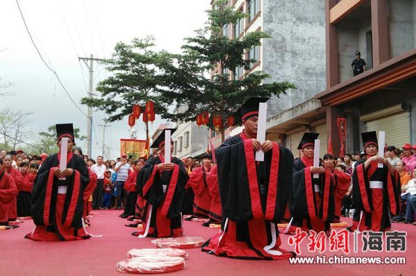海南澄迈县祭祀妈祖（吉礼）祈福活动举行