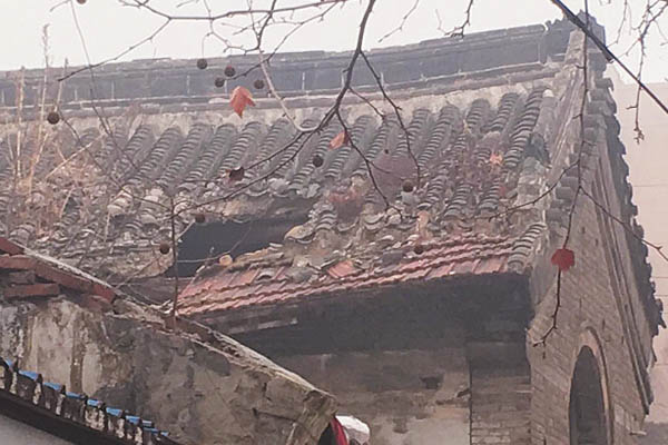 山东济南市648岁督城隍庙屋顶坍塌待修缮