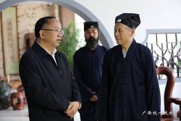 广西区党委常委赵德明走访调研区宗教团体