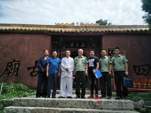 安徽蚌埠消防支队与博物馆人员调研禹王宫