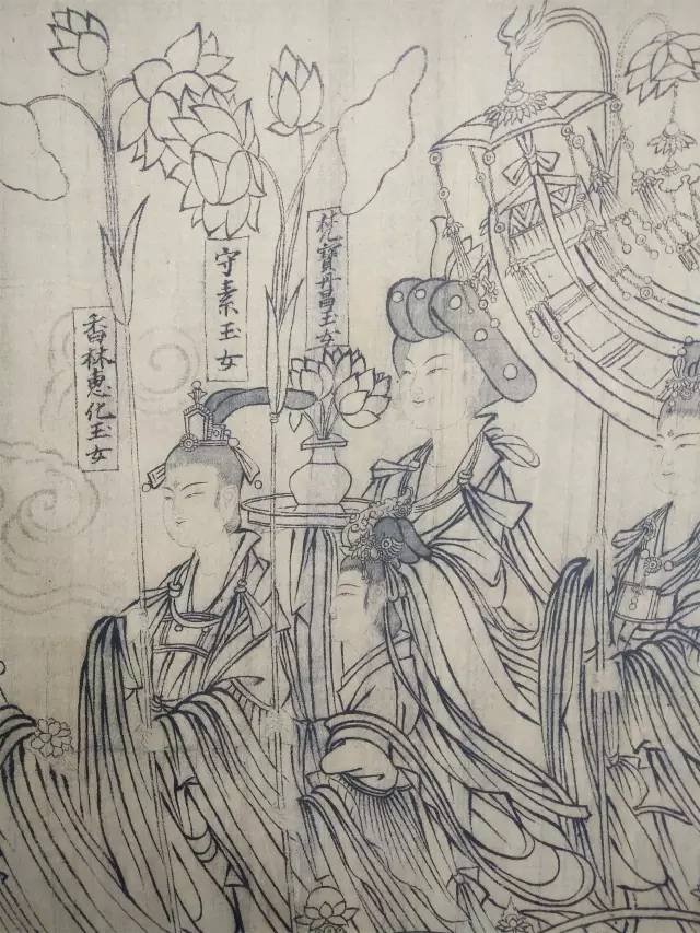 北宋八十位神仙线描图