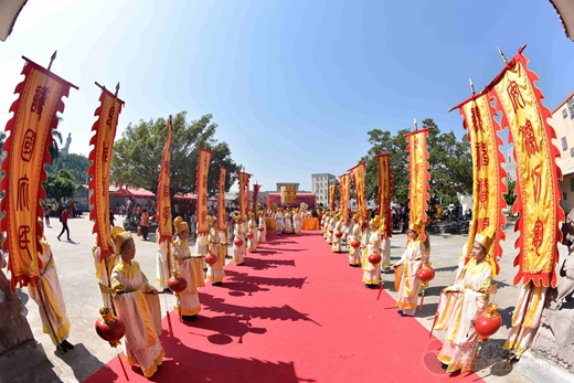 陆丰市妈祖文化研究会举办成立15周年庆典暨纪念天后圣母飞升1030周年祭典