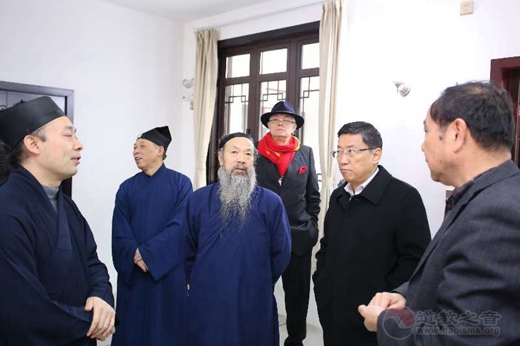 国家宗教事务局副局长蒋坚永及中国道教协会领导视察西安八仙宫