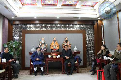 中国宗教界和平委员会秘书长喇灿到中国道协走访慰问 
