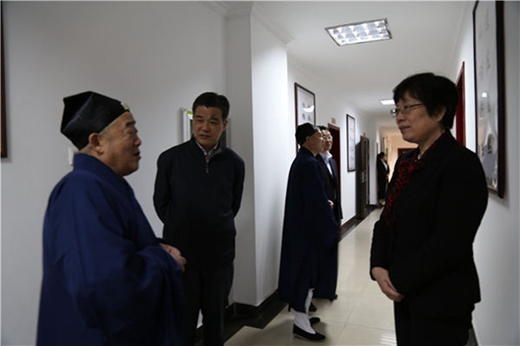 安徽省委常委、统战部部长刘莉到省道教协会走访调研
