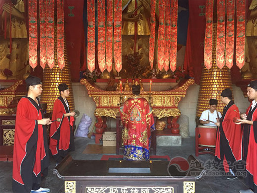 江苏省镇江市道教协会举行纪念抗战胜利七十三周年和平祈祷法会