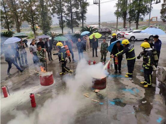 温州市永嘉县组织道教界开展消防安全演练活动