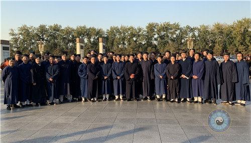 中道协教职员工和中国道教学院师生参观庆祝改革开放40周年大型展览 